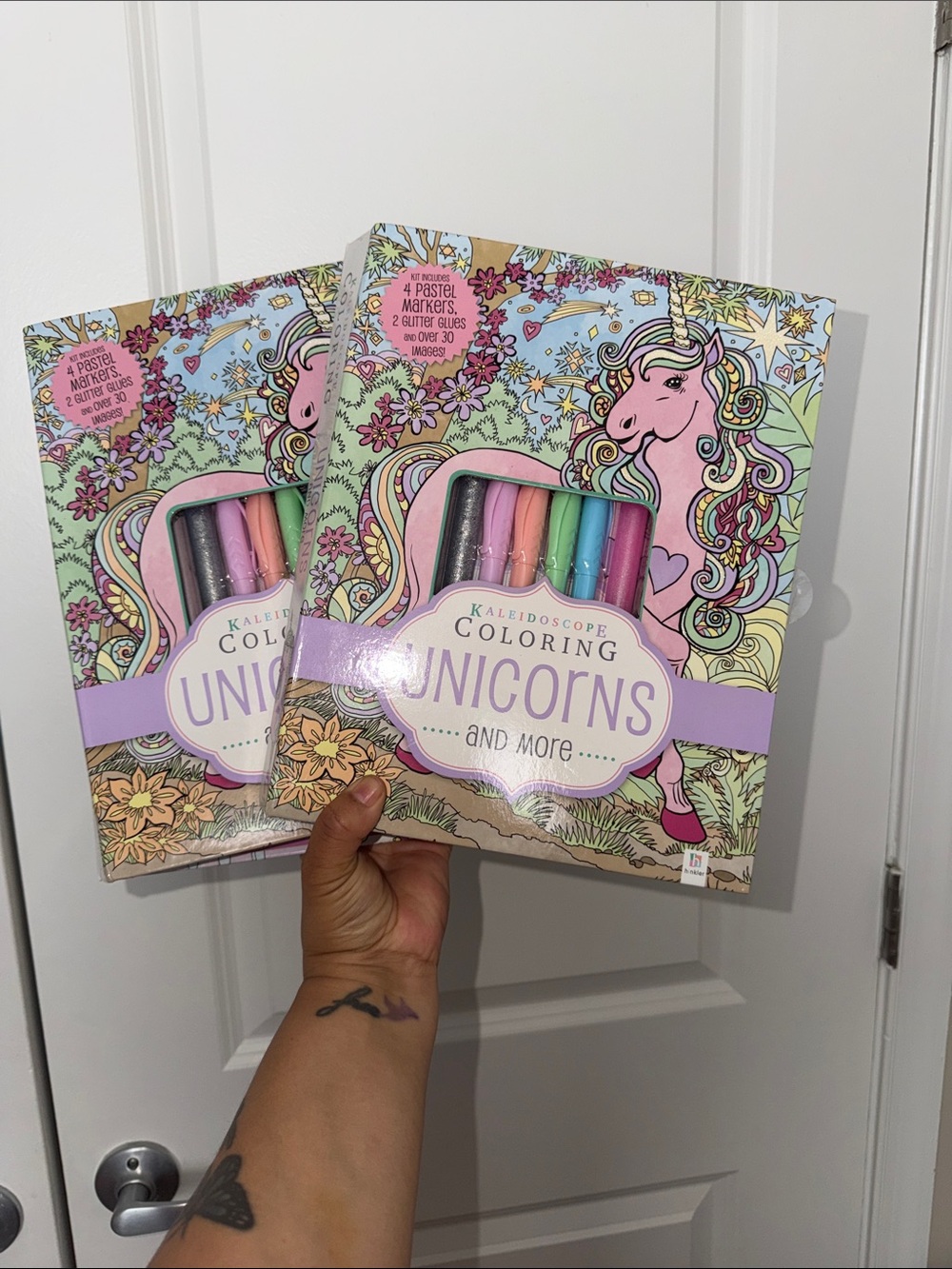 Unicorns and More - Pastel Marker Set (Pink, Purple, Blue, Green, Silver)